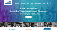 Desktop Screenshot of apexyouthcenter.org