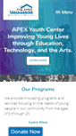 Mobile Screenshot of apexyouthcenter.org